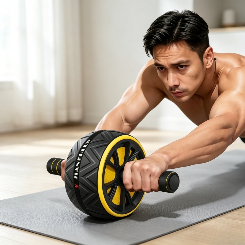 عجلة تمارين البطن غير القابلة  - مراجعة Sports Equipment Images وسعره