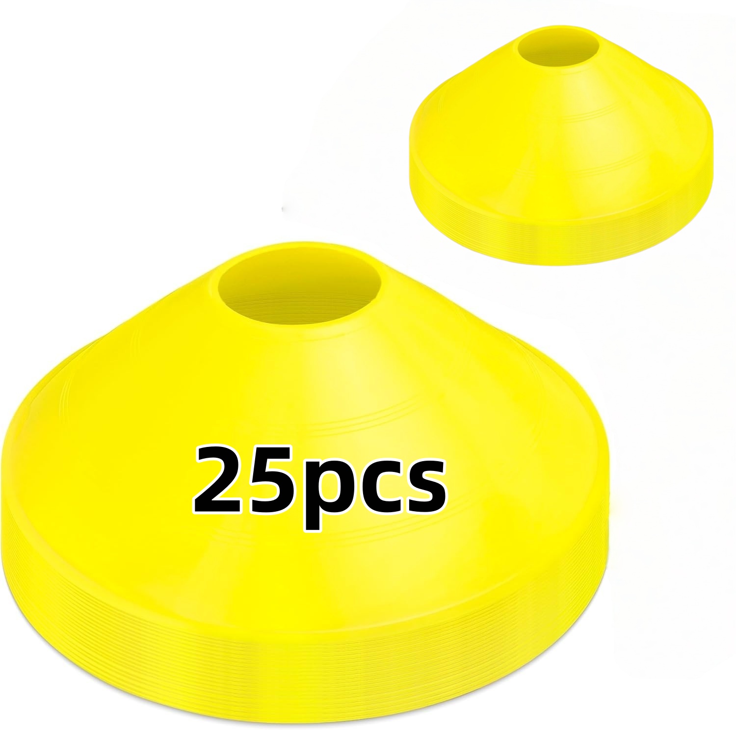 مجموعة من 25 قطعة من أقماع الت - مراجعة Football Training Cone وسعره