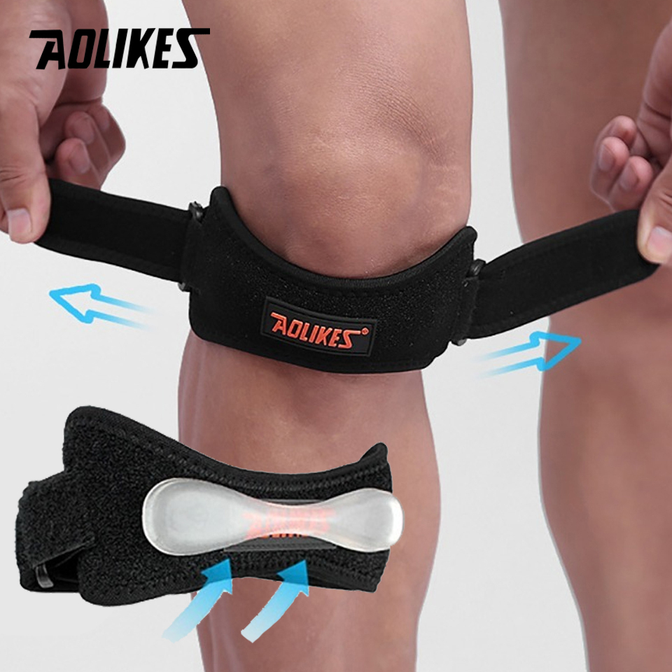 AOLIKES 1 قطعة دعامة الرضفة ال - مراجعة Volleyball Knee Pad وسعره